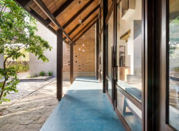 Guest space with a verandah.